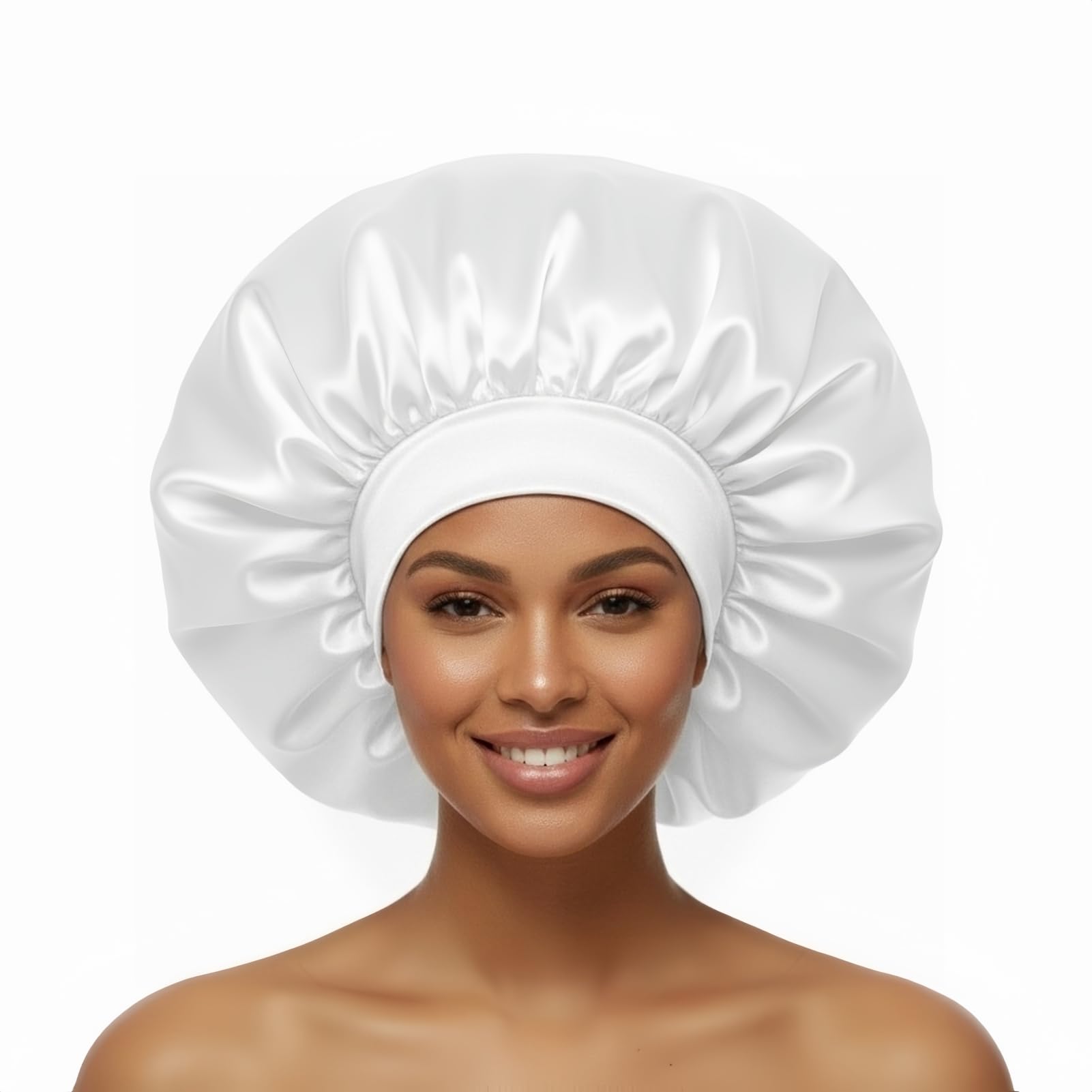 Jolof Store Silk Satin Bonnet | Extra Large Sleep Cap for Long Hair