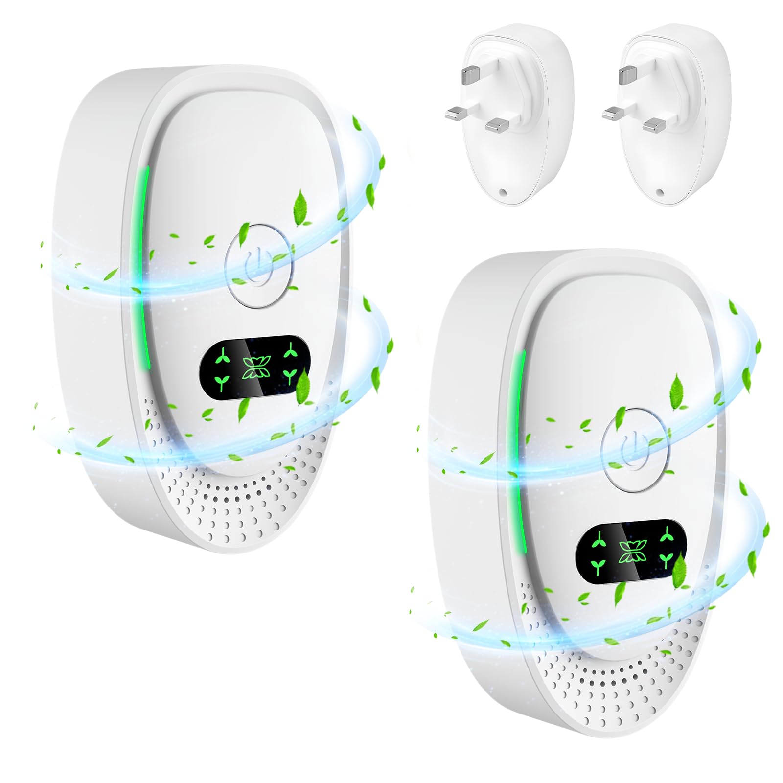 Jolof Store Plug-In Negative Ion Air Purifier – 2-Pack Portable Mini Ioniser