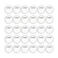 50Pcs Clear Button Badge Making Kit - 1.5 Inch Acrylic DIY Pins