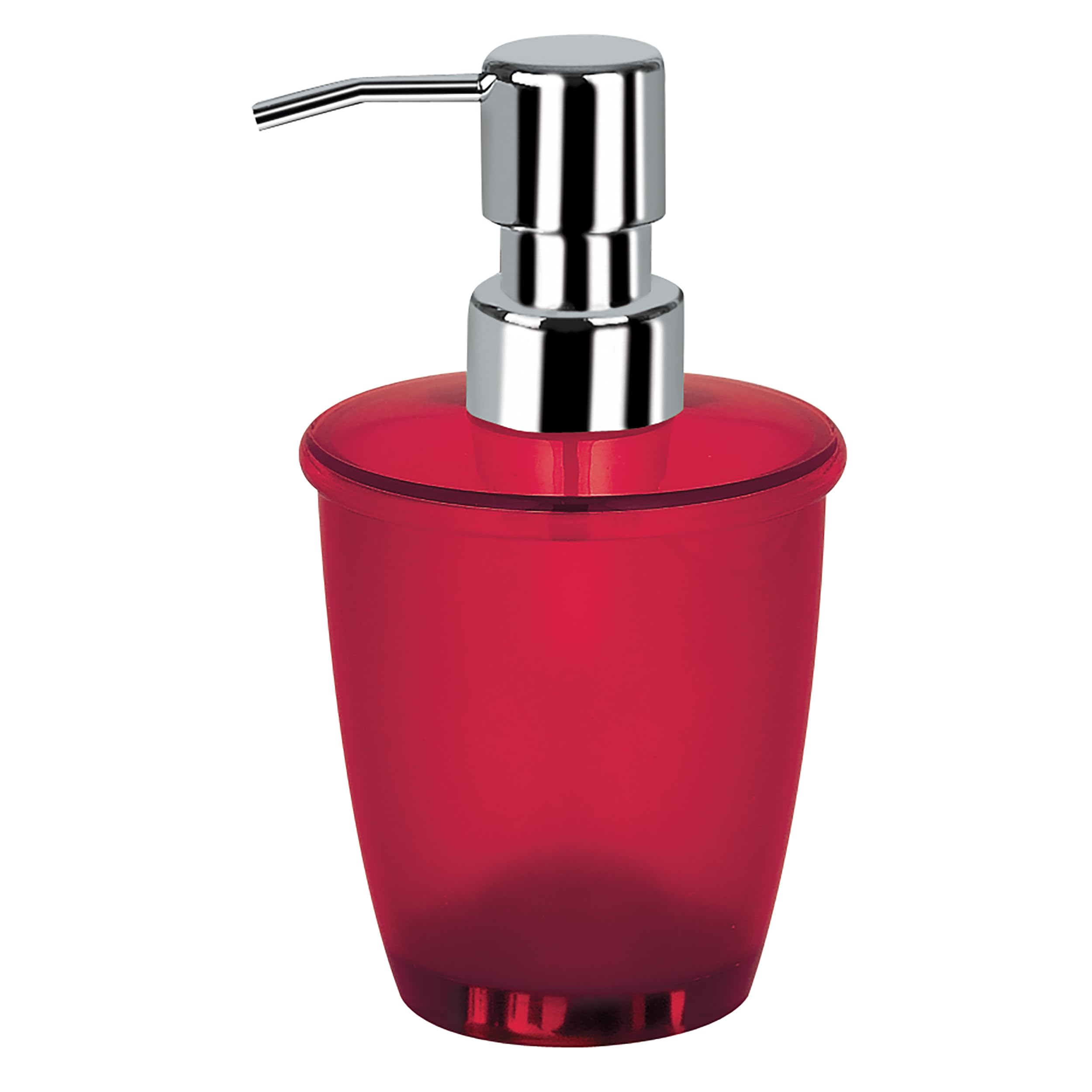 Spirella Toronto Soap Dispenser | Red Polystyrol Bathroom Accessory