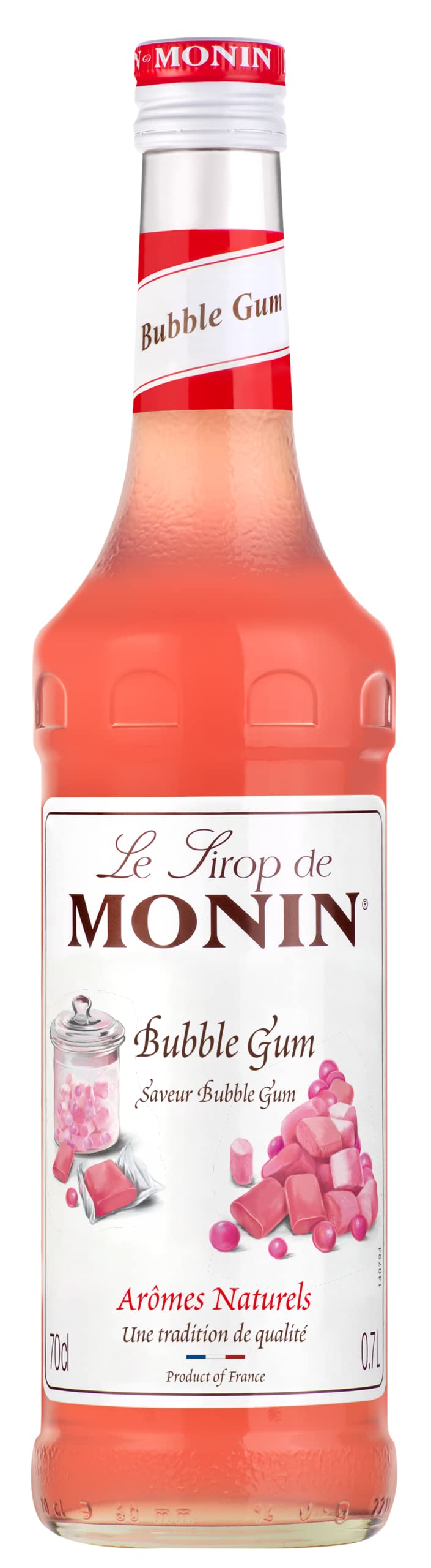 Monin Bubble Gum Syrup 700ml – Natural Flavoring for Cocktails & Mocktails