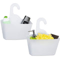Tatkraft POSH 2-Tier Shower Caddy – No-Drilling Plastic Organizer