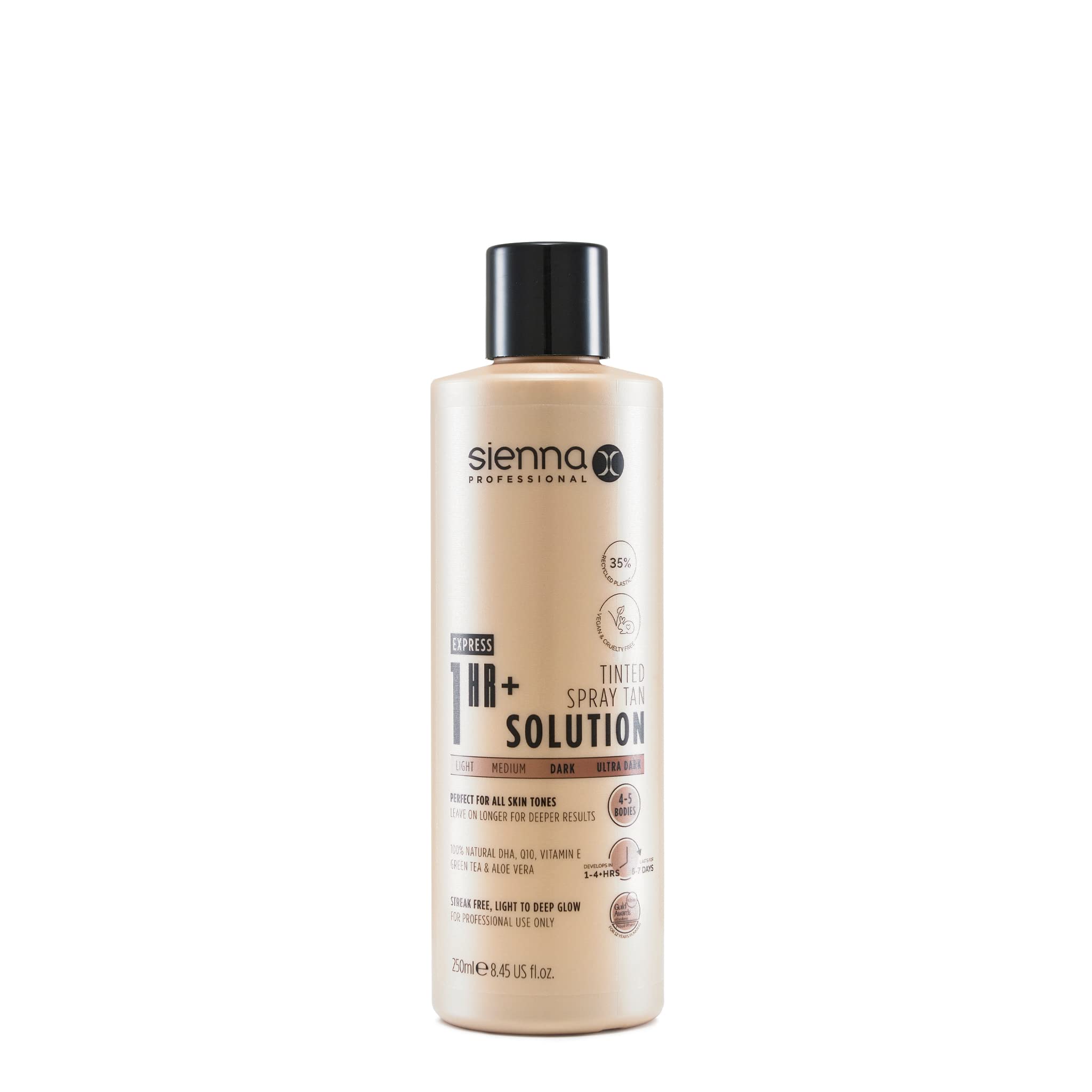 Sienna X 1 Hour Express Spray Tan Solution – Vegan Professional 250ml