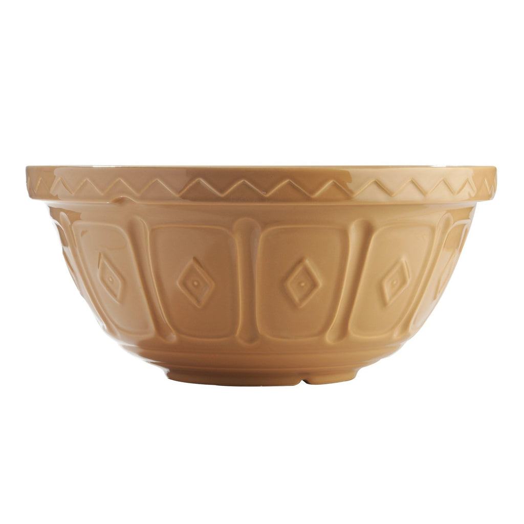 Mason Cash Cane Mixing Bowl – 32cm Beige Earthenware Dough Bowl