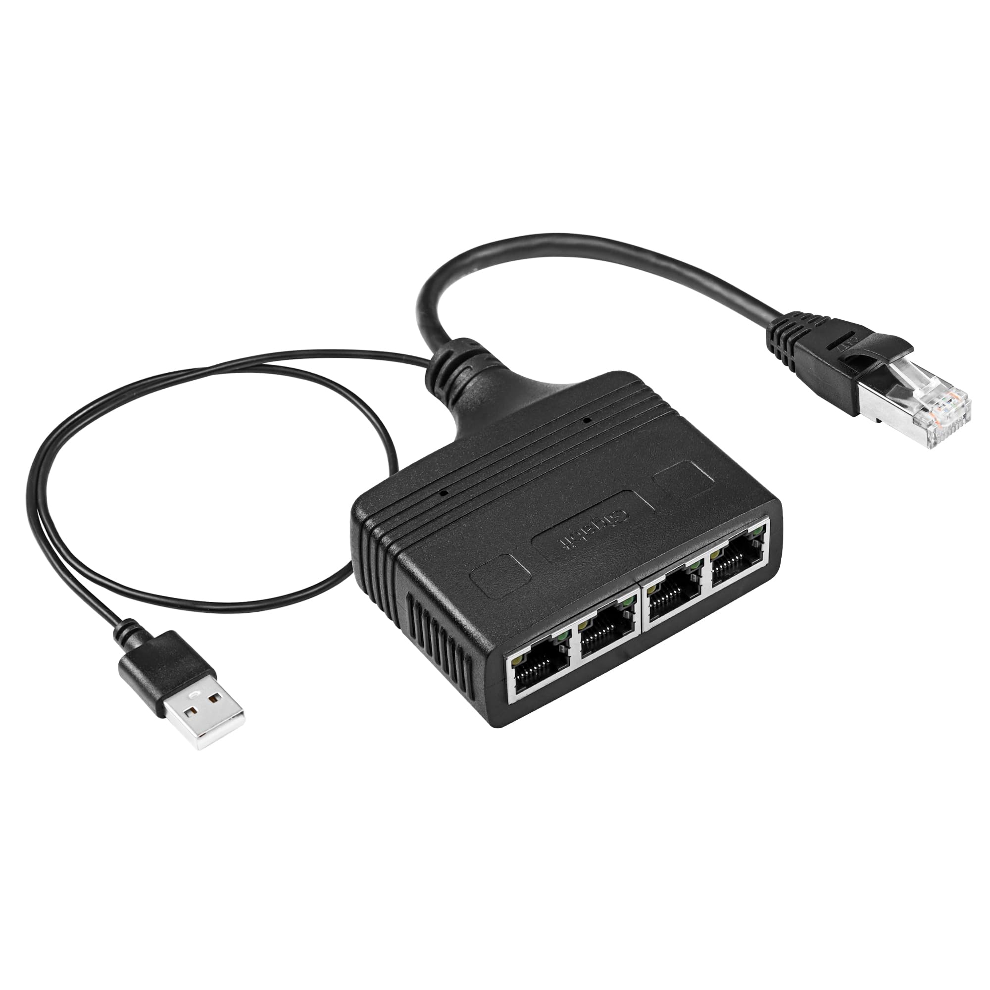 SinLoon Gigabit RJ45 Ethernet Splitter | 1 to 4 High Speed LAN Adapter