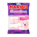 Haribo Chamallows Pink and White Marshmallows - 140g Packs (Case of 12)
