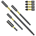 SabreCut 8pc Magnetic Impact Bit Holder Set with 4 PZ2 Screwdriver Bits