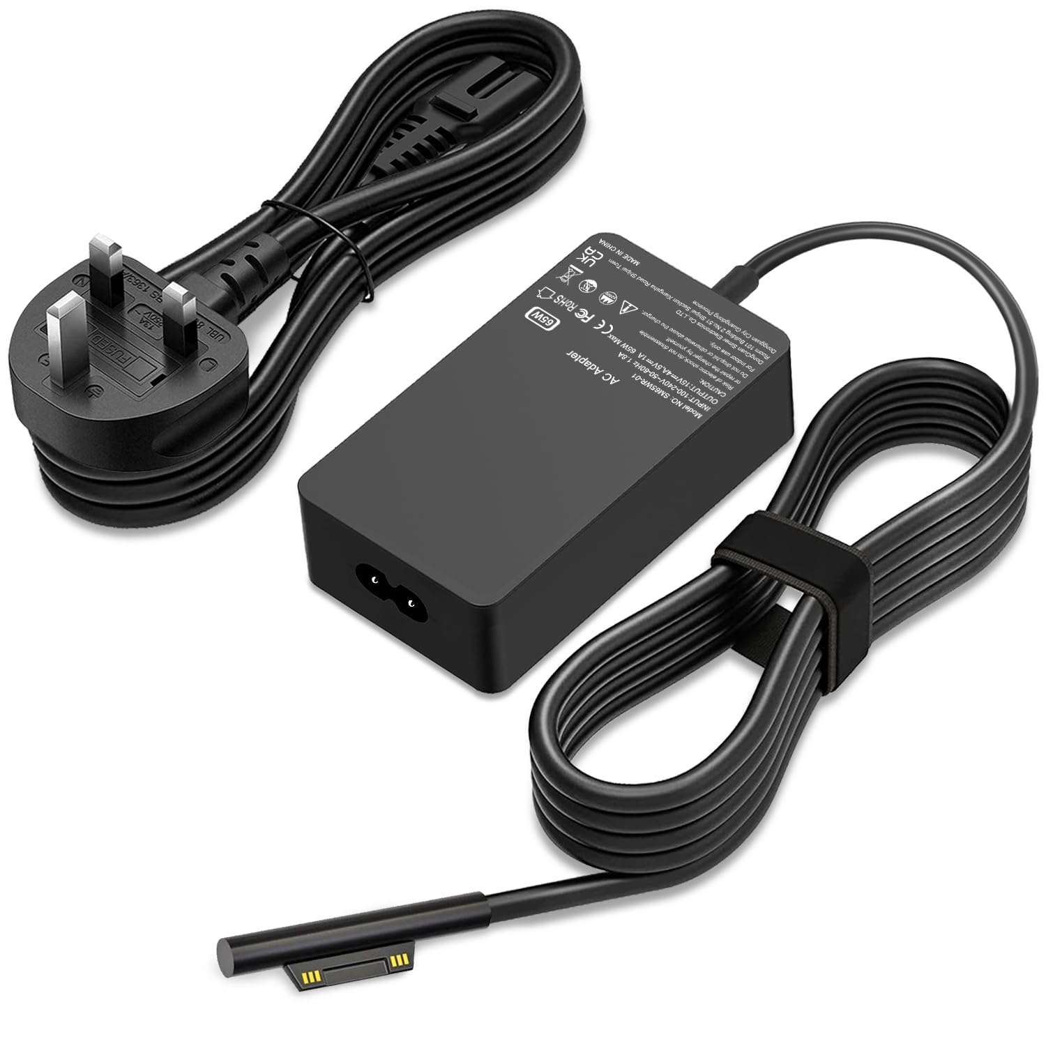 GBMGLRY 65W Laptop Charger for Microsoft Surface Pro 10 9 8 7 6 5 4 3