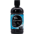 Mont Marte Black Acrylic Paint – 500ml High Viscosity Semi-Matte