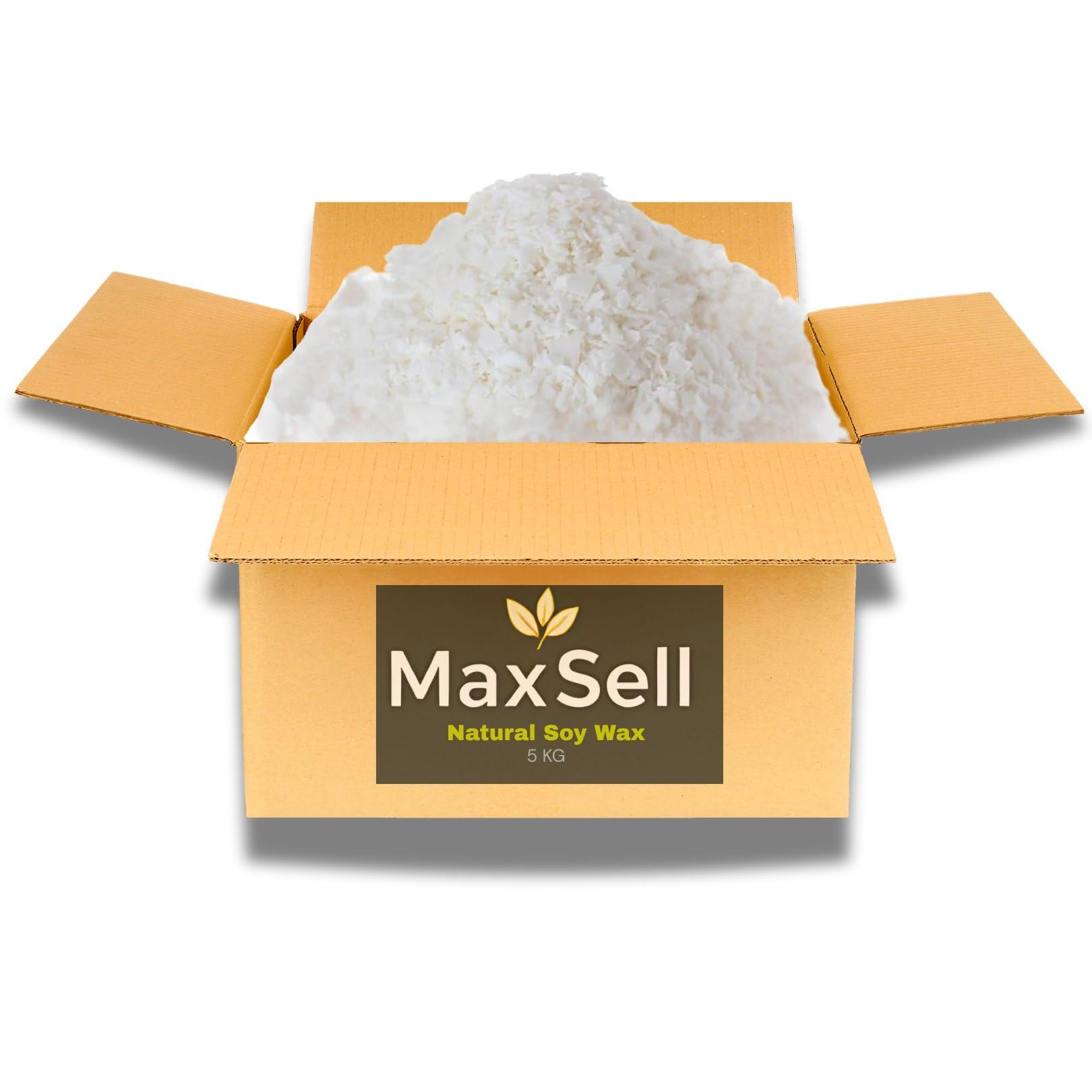 Pure Soy Wax Flakes | 100% Natural for Candle Making - 5kg