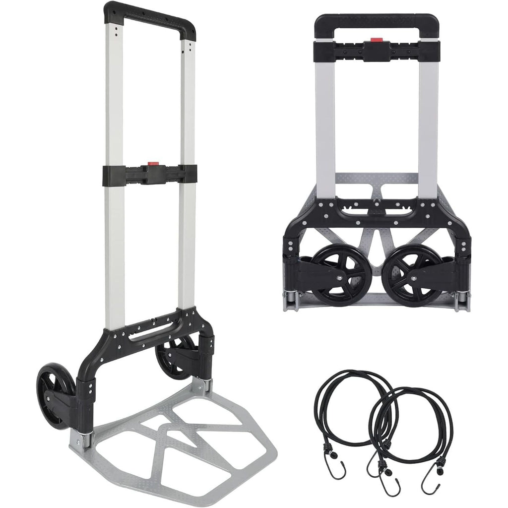 REDCAMP Heavy Duty Folding Hand Truck | 330lbs Capacity Aluminum Dolly