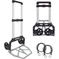 REDCAMP Heavy Duty Folding Hand Truck | 330lbs Capacity Aluminum Dolly