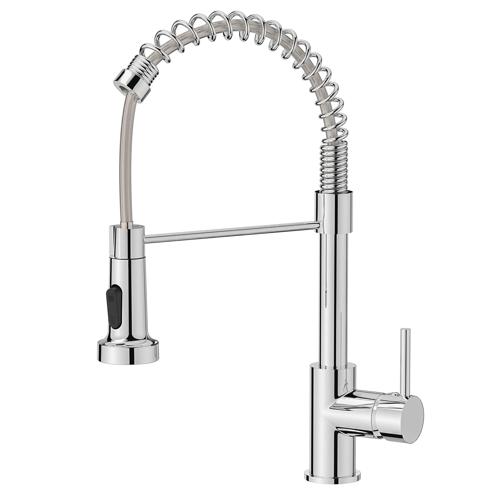 FORIOUS Kitchen Sink Mixer Tap | Commercial High Arc Faucet, Chrome