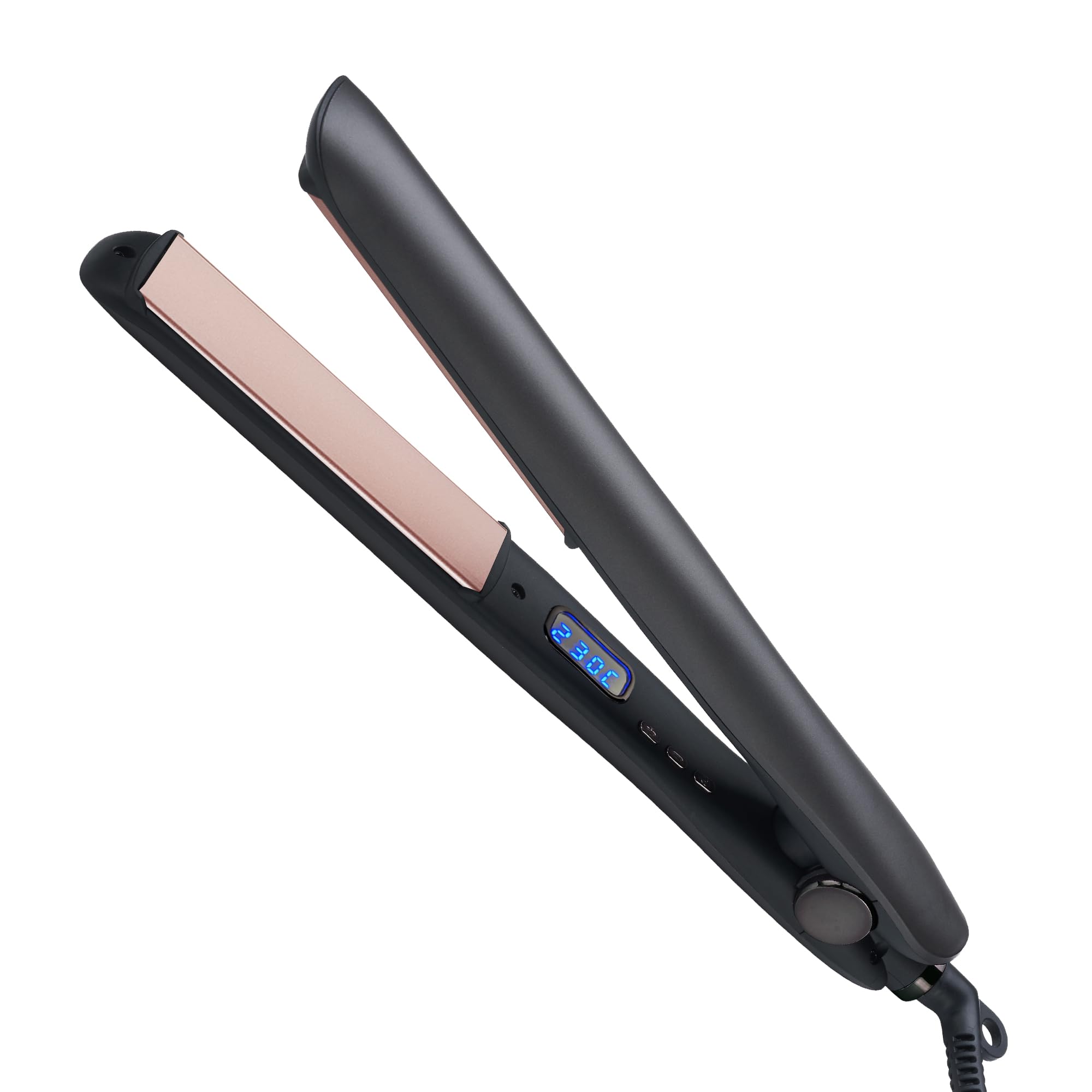 Ceramic Hair Straightener – Digital LCD Flat Iron for Women