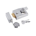 Yale Security Deadbolt Lock - Polished Chrome Finish - 60mm Backset