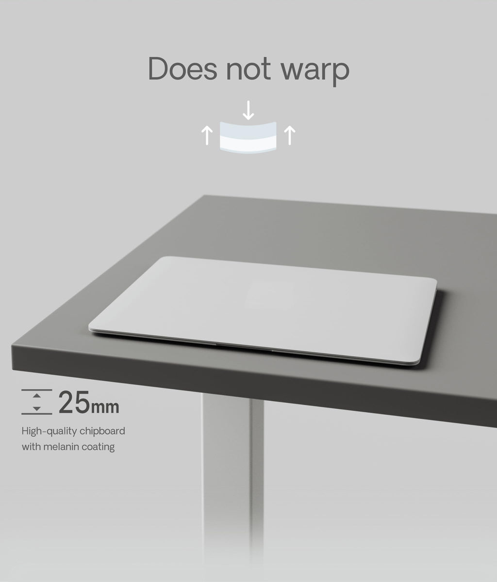 Desktronic Table Top 160 x 80 cm Desk Top - Perfect for Height-Adjustable Desks, Dining Tables and More - Made in Europe - image 2