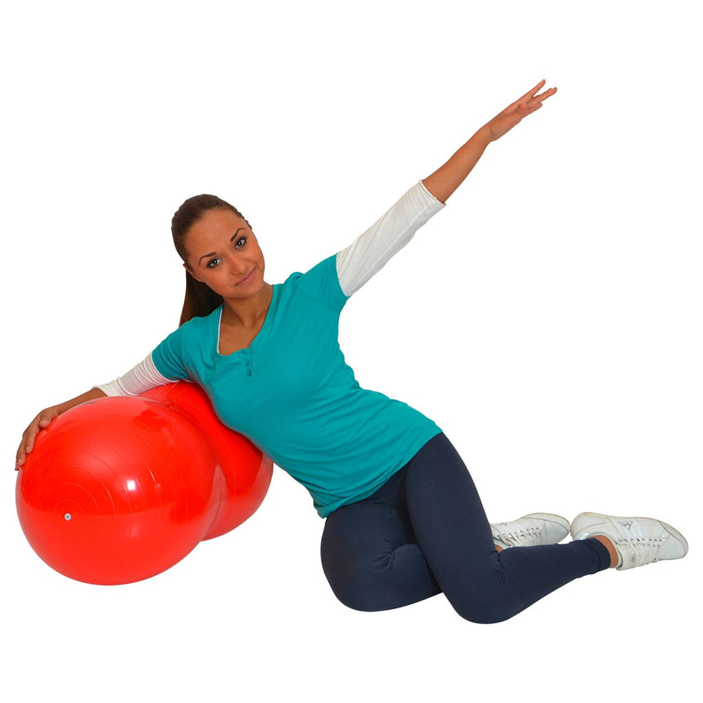 Gymnic Physio Roll 40cm Therapy Ball – Red Heavy Duty Vinyl