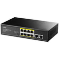 Cudy 8-Port PoE+ Switch with 2 Uplink Ports | 120W Fanless Network Switch