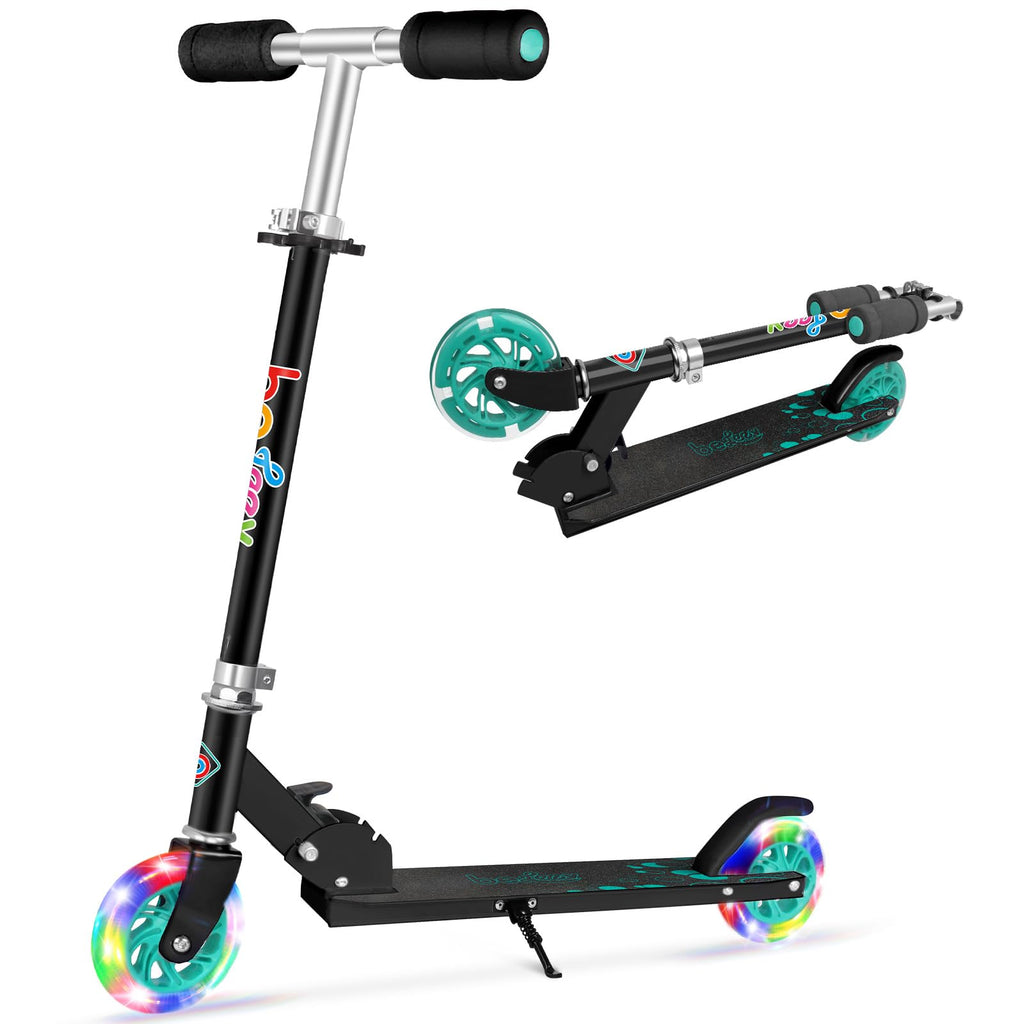 BELEEV V1 Kids Kick Scooter | Folding 2-Wheel Design with LED Light Up Wheels