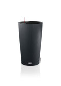 Lechuza Cilindro Color 23 Self-Watering Planter | Slate Plastic Pot