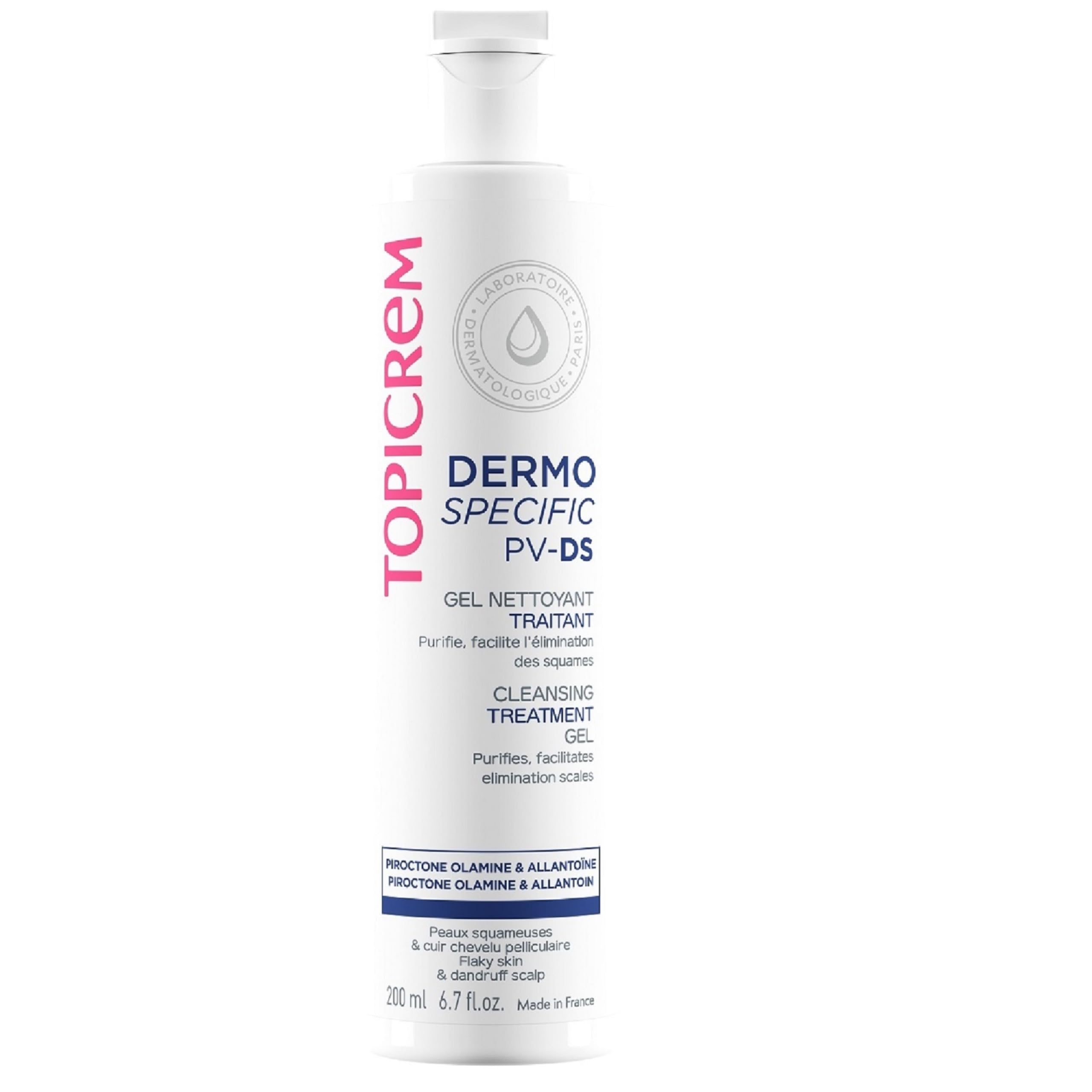 Topicrem PV/DS Cleansing Gel – Anti-Dandruff Body and Hair Wash 200ml