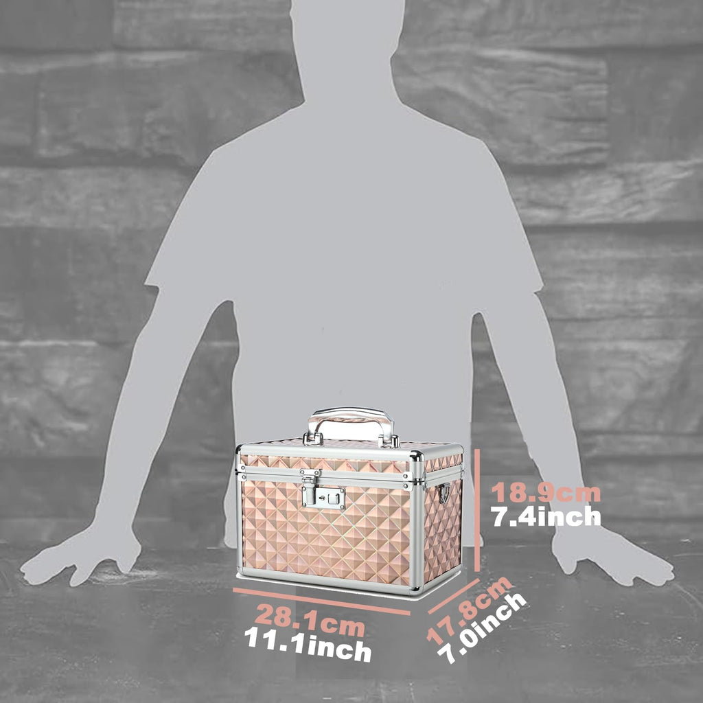 HEWEI WORKS Medication LockBox with Key, Lockable Medicine Storage Box, Security Lock Box, Medical Organizer - image 2