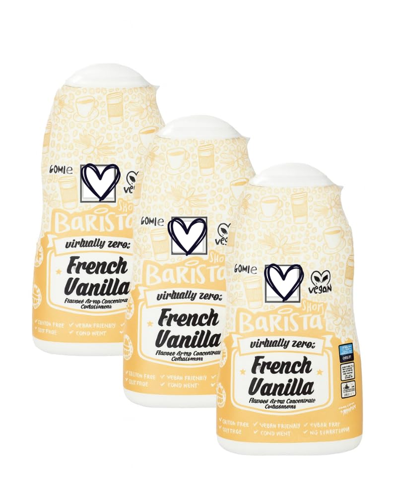 E-FICCI French Vanilla Syrup Bundle | 3x 60ml Sugar-Free Travel Size