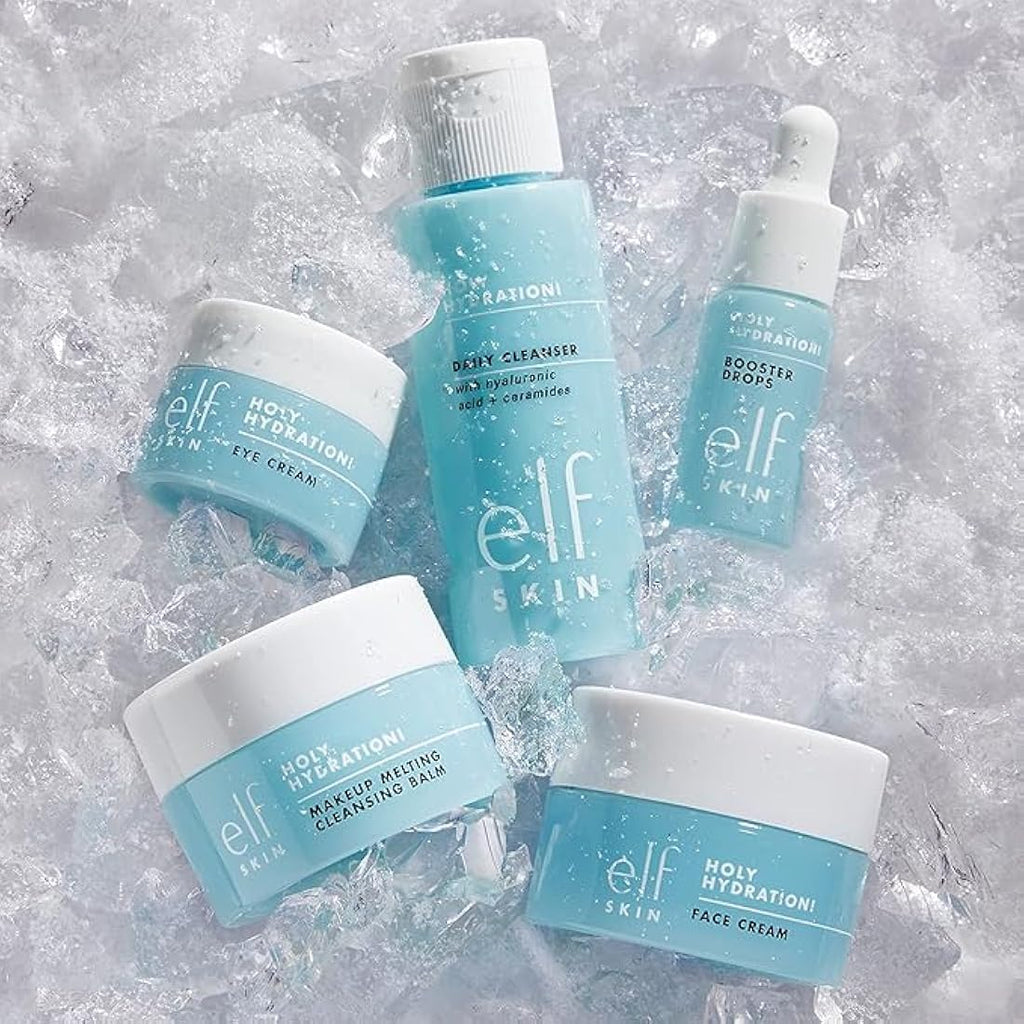 e.l.f. SKIN Hydrated Ever After Skincare Mini Kit | 4-Piece Travel Set