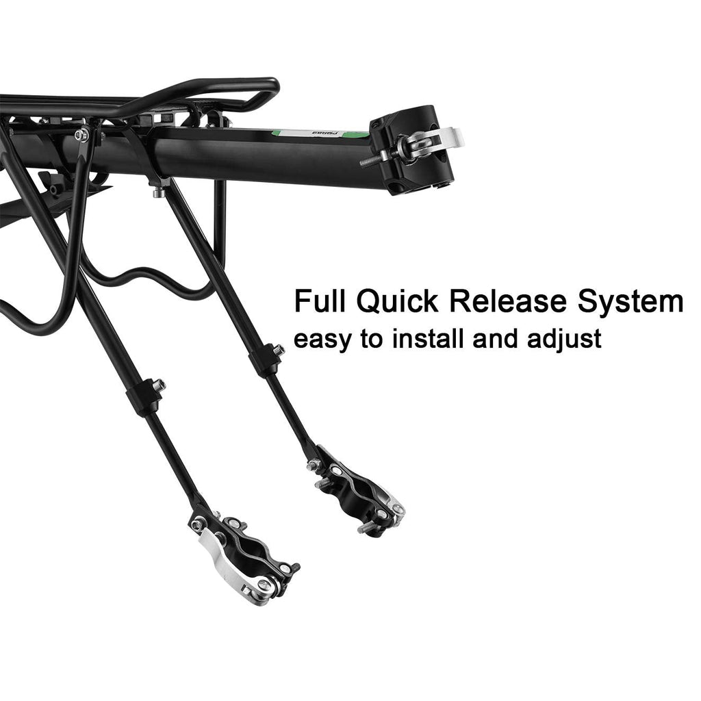 ROCKBROS Rear Bike Pannier Rack - Adjustable Quick Release Cargo Carrier