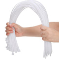 Jolof Store Heavy Duty Nylon Zip Ties - White 450mm x 5.5mm (200 Pack)