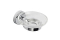 Croydex Pendle Flexi-Fix Chrome Soap Dish & Holder | No-Drill Wall Mount