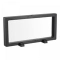 sourcing map Floating Thin Film Display Box with Base 23cm x 11cm x 2cm Black - image 1