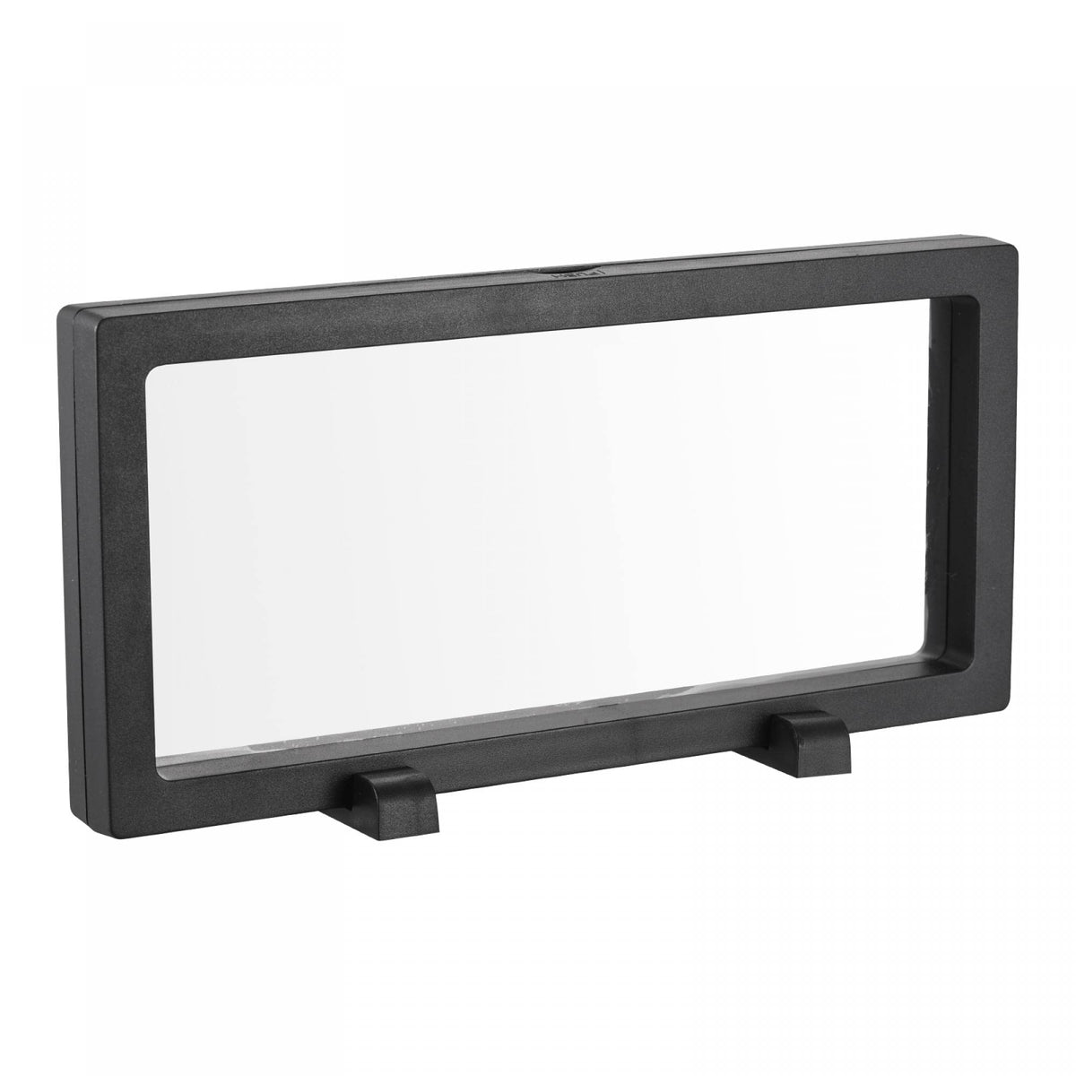 sourcing map Floating Thin Film Display Box with Base 23cm x 11cm x 2cm Black - image 1