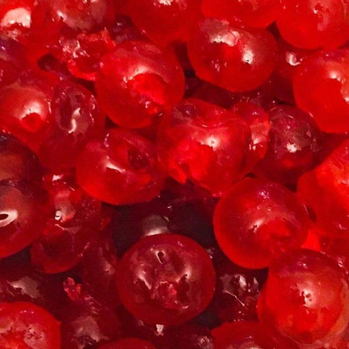 Hides Fine Foods Red Glace Cherries – 1kg GMO Free Baking Ingredient