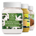 Bath Salts Set 3x400g – Monoi, Vanilla & Coconut Spa Soak