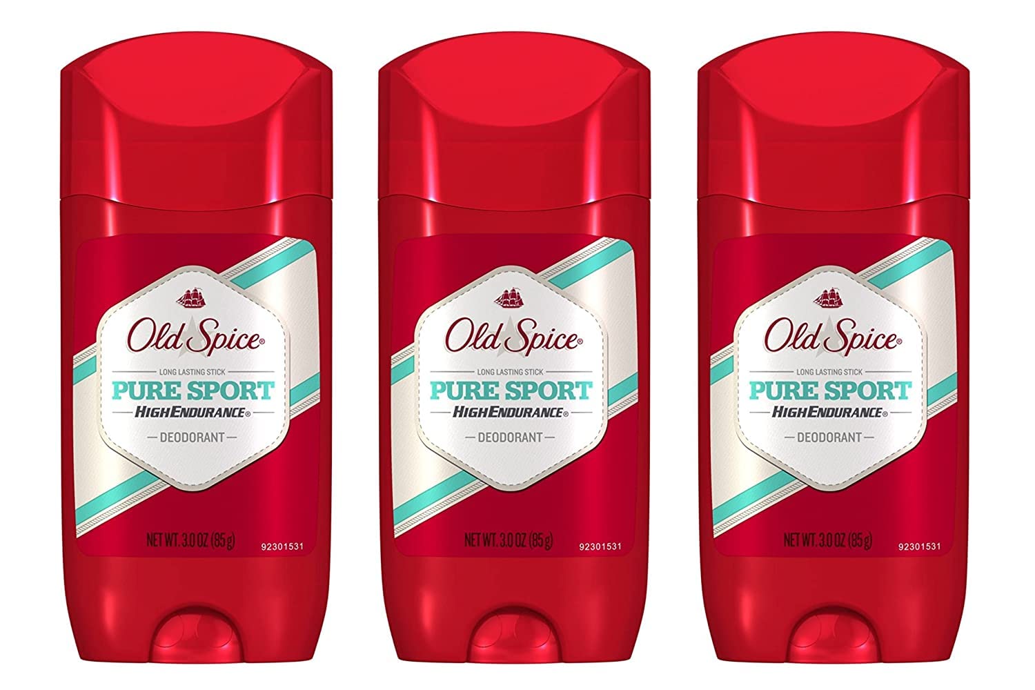 Old Spice High Endurance Pure Sport Men's Deodorant Stick – 3.0 oz (3 Pack)
