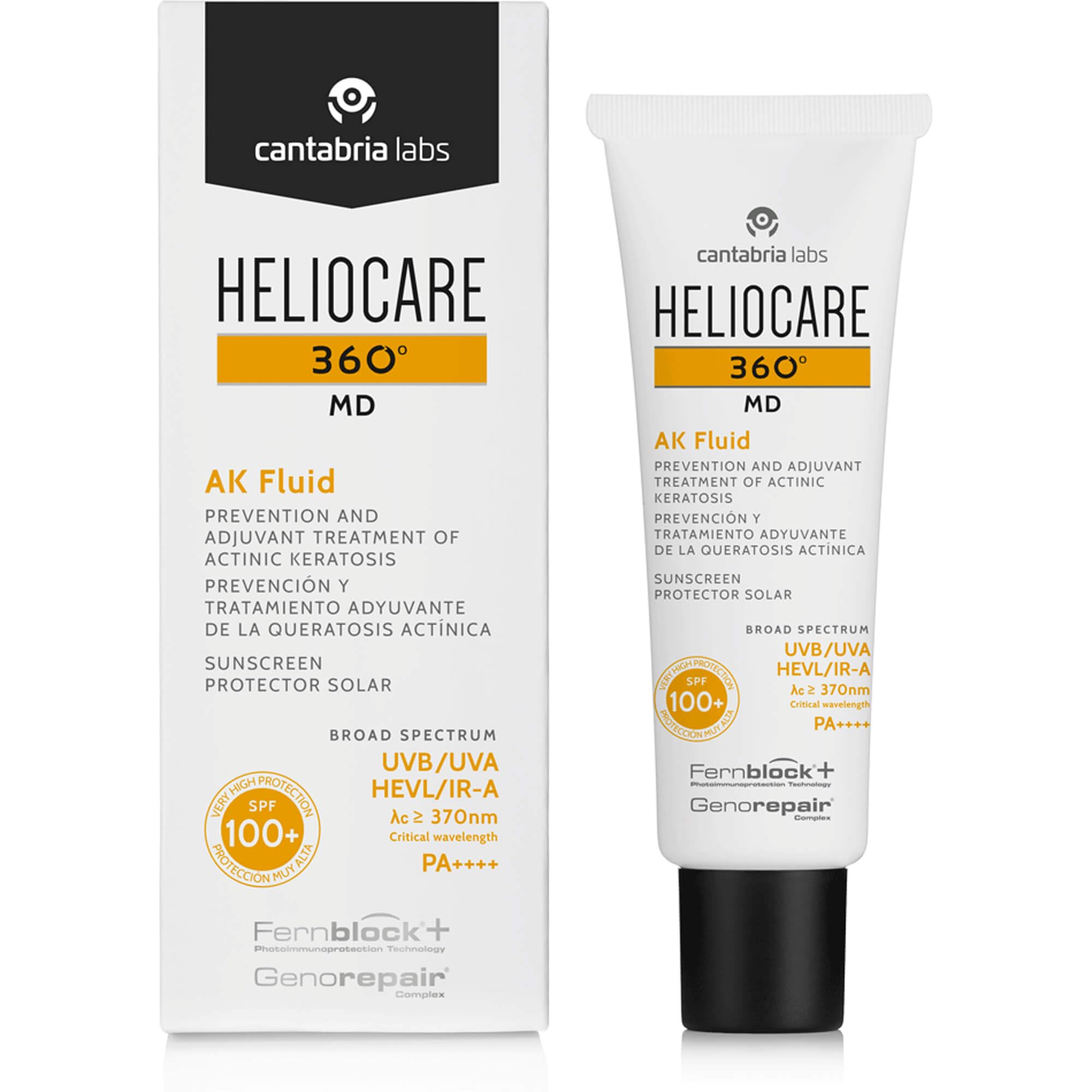 Heliocare 360 AK Fluid SPF 50 – Actinic Damage Face Sunscreen 50ml