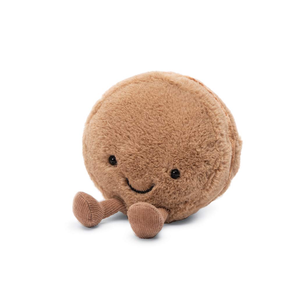 Jellycat Amuseable Macaron Chocolate Plush Toy - Soft Stuffed Animal