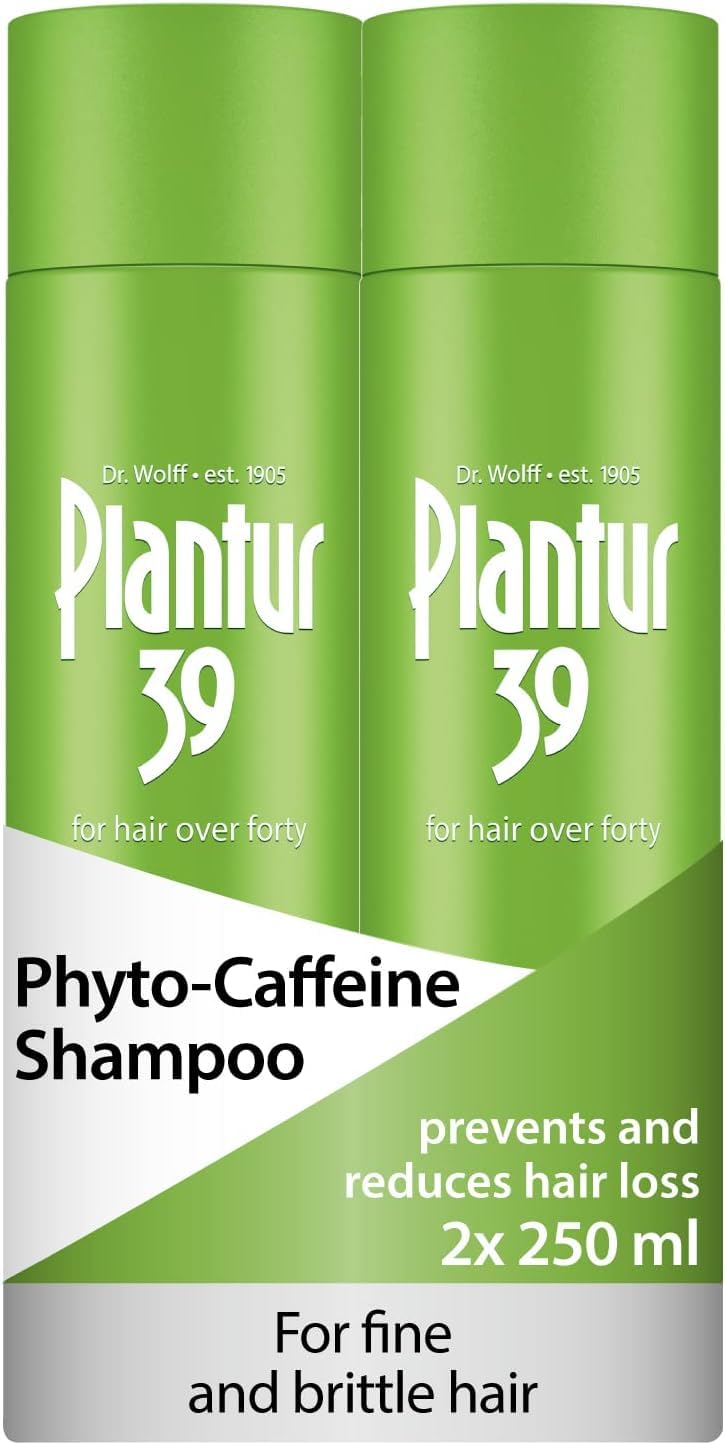 Plantur 39 Phyto-Caffeine Shampoo for Menopausal Hair Loss - 2x 250ml