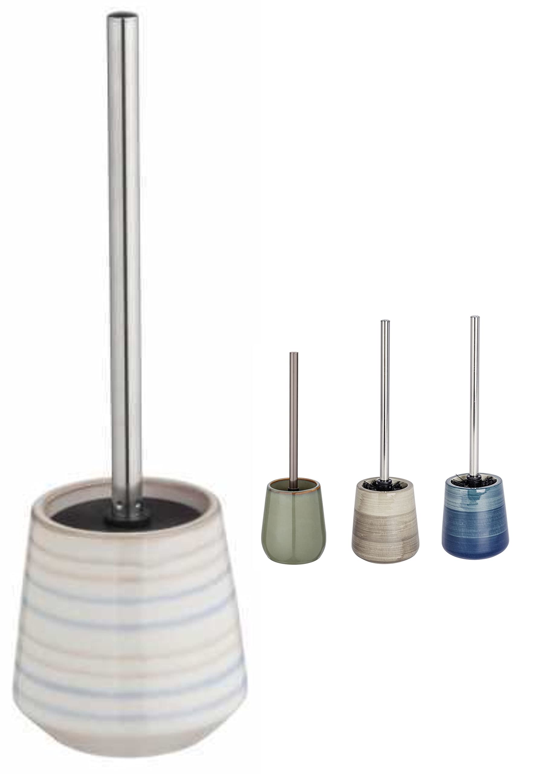 Potters Ceramic Toilet Brush and Conical Holder – Navalon