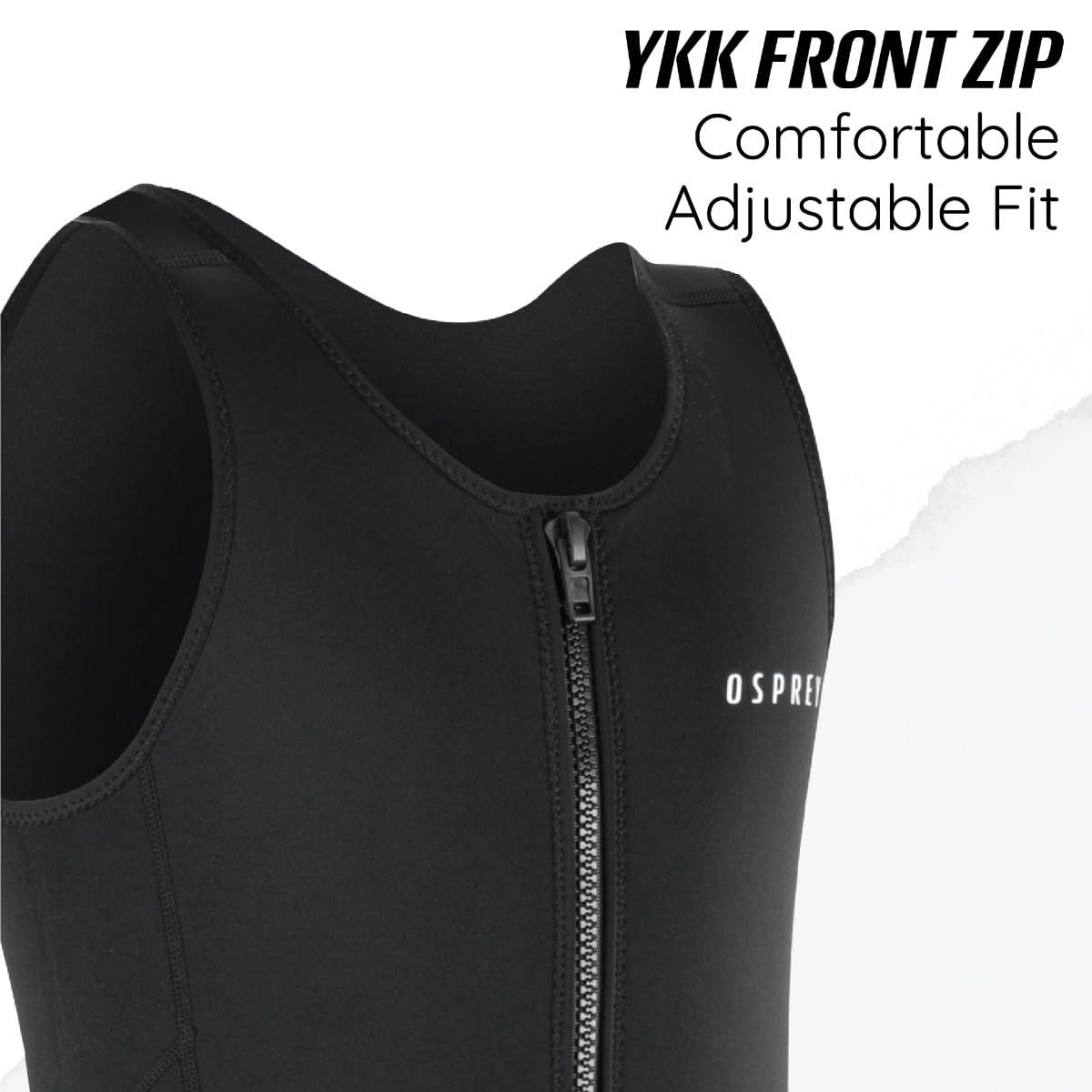 Osprey Men's WS10 Sleeveless Wetsuit | 3mm Neoprene - Black - 3XL