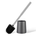 Smartbin Grey Metal Toilet Brush and Holder Set – Rustproof Bathroom Brush