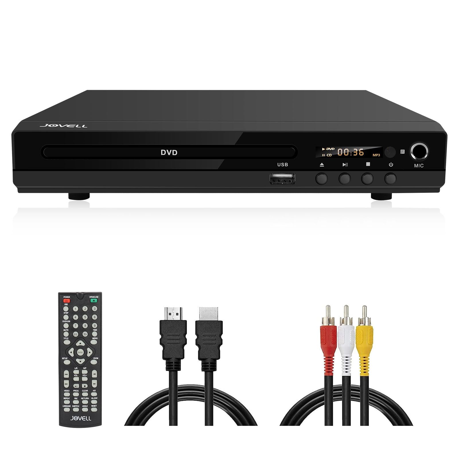 Jolof Store Region Free DVD Player | 1080P HD HDMI & SCART Output