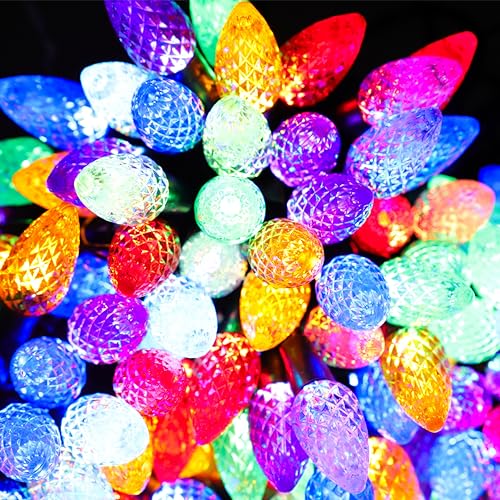 Christmas Concepts 200 Multi Colour LED Pinecone Twinkling Lights