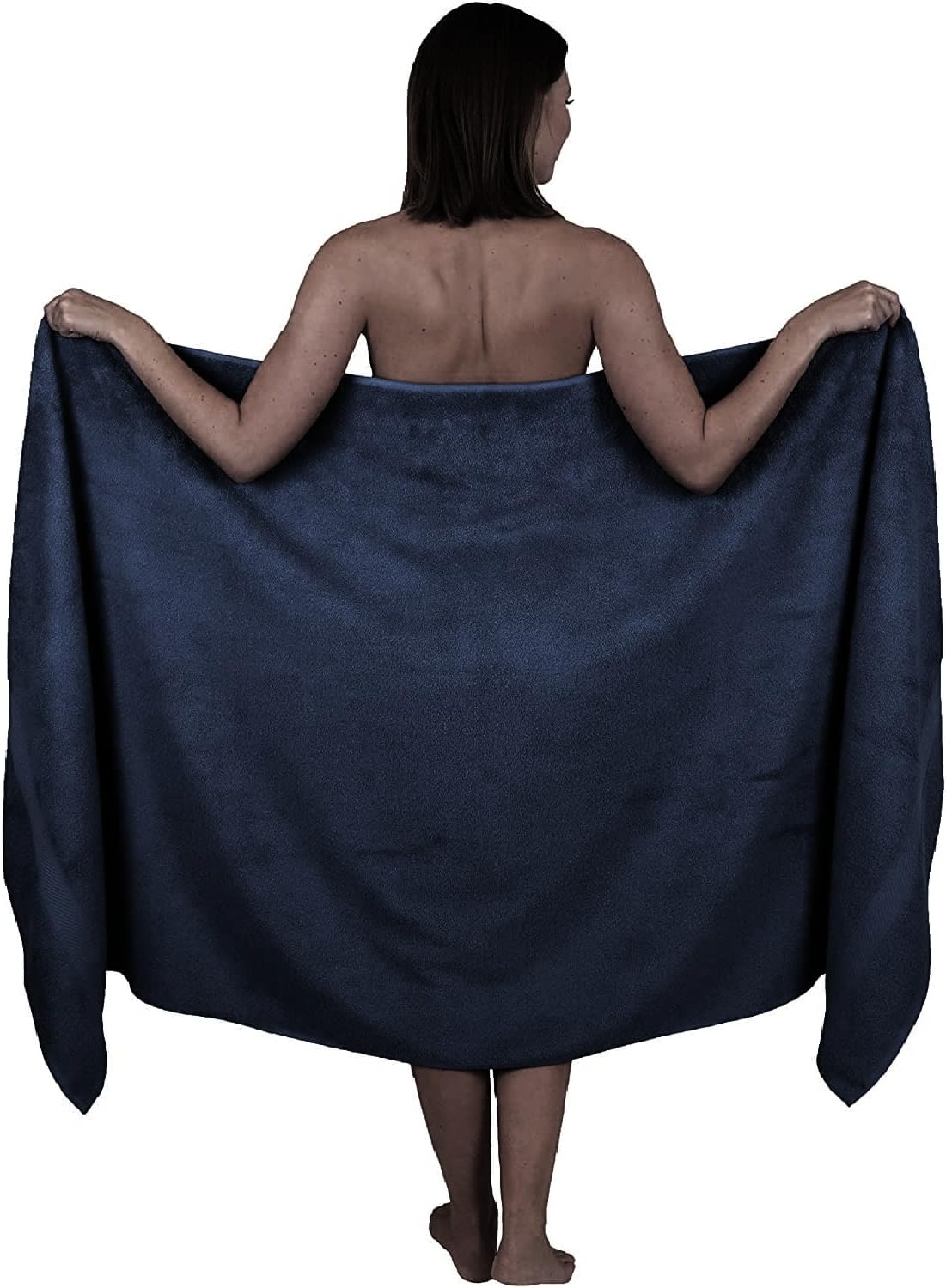 Extra Large Bath Sheet – 100x200cm 600GSM Terry Cotton Navy