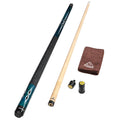CUESOUL 58 Inch Maple Billiard Pool Cue - 19 Oz 1/2 Jointed Stick