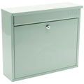 Burg-Wachter Chartwell Green Wall Mounted Steel Lockable Post Box