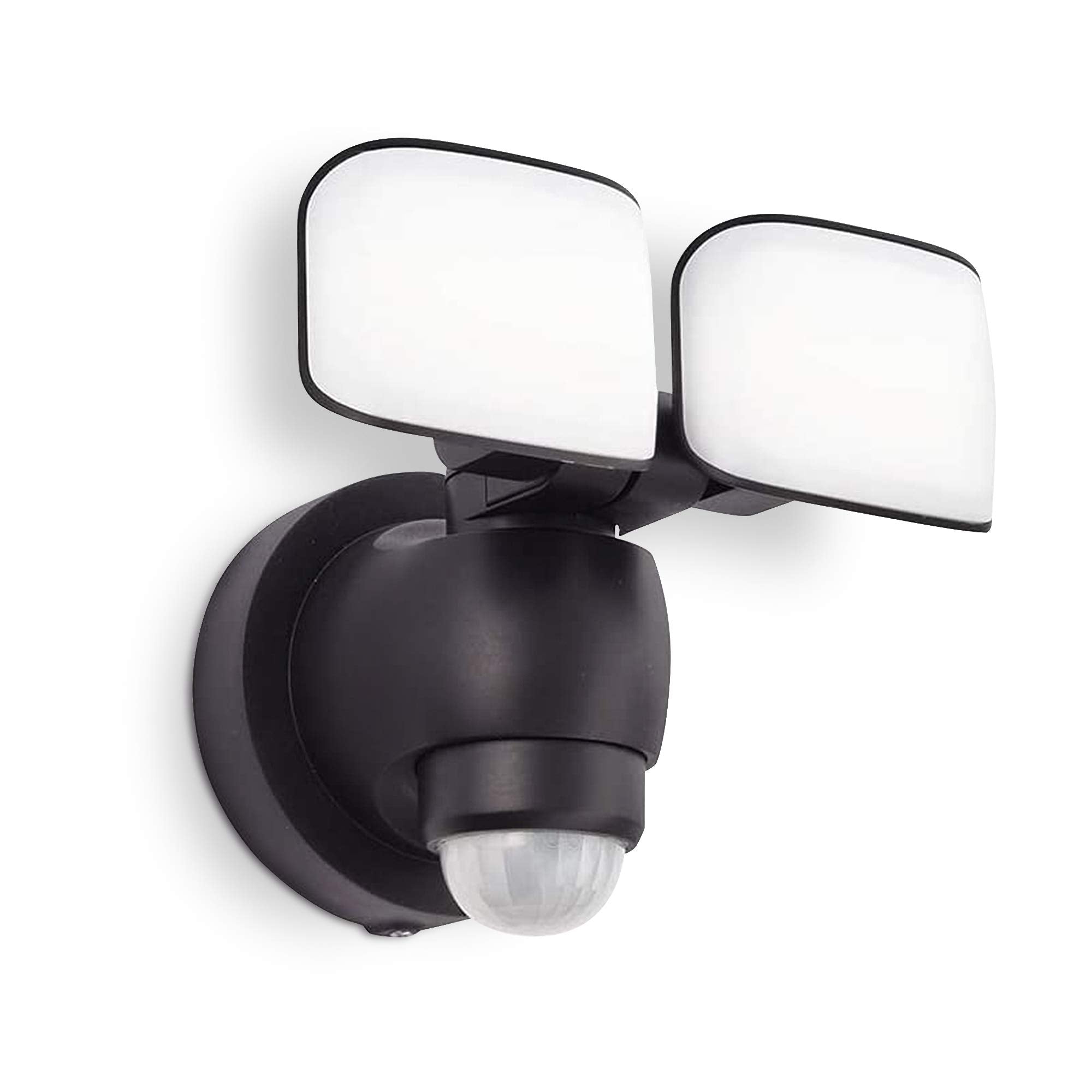 National Lighting Twin LED PIR Floodlight | IP44 Outdoor Security Light