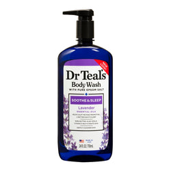 Dr Teal's Lavender Body Wash with Pure Epsom Salt & Shea Butter – 710ml