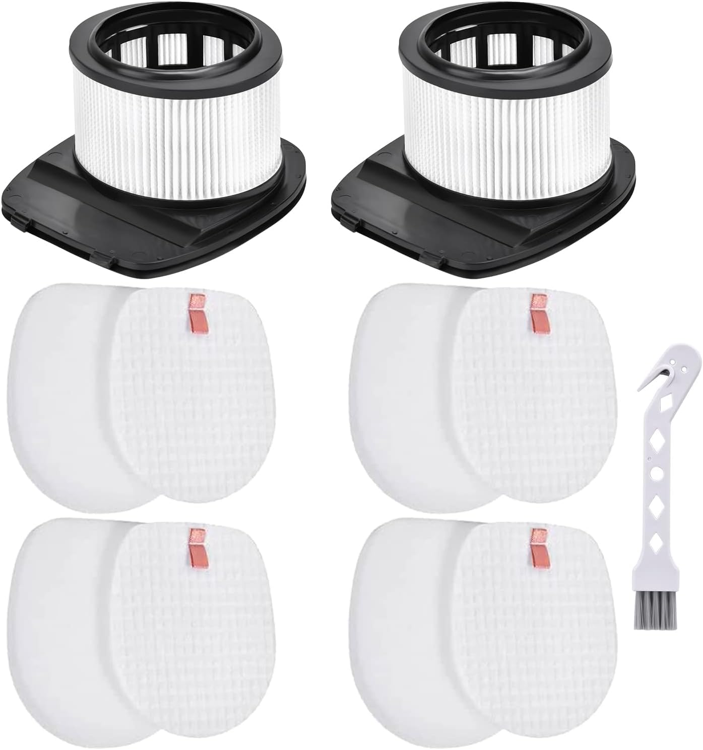 Leadaybetter Replacement Filters for Shark IZ201UK IZ202UK - 6 Pack